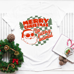 Merry Christmas Ya Filthy Animal - Sunfire Tees