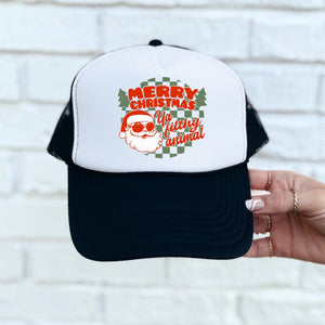 Merry Christmas Ya Filthy Animal Trucker Cap - Sunfire Tees