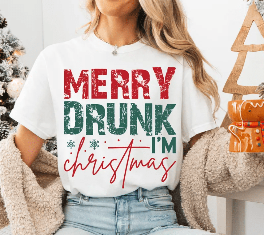 Merry Drunk I'm Christmas - Sunfire Tees
