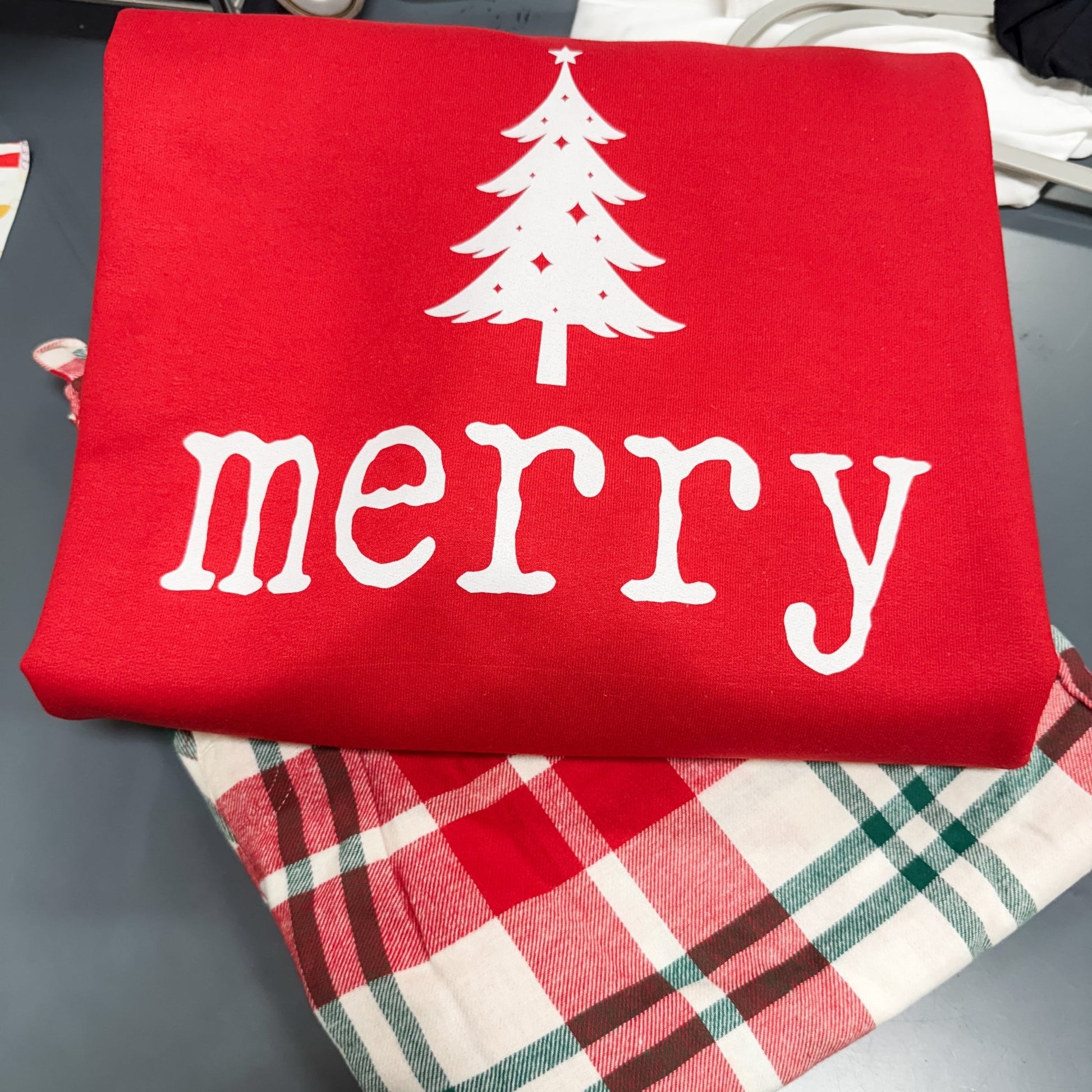 Merry Tree Sweatshirt - Sunfire Tees