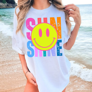 Neon Sunshine Smiley - Sunfire Tees