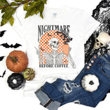 Nightmare before Coffee - white - Sunfire Tees