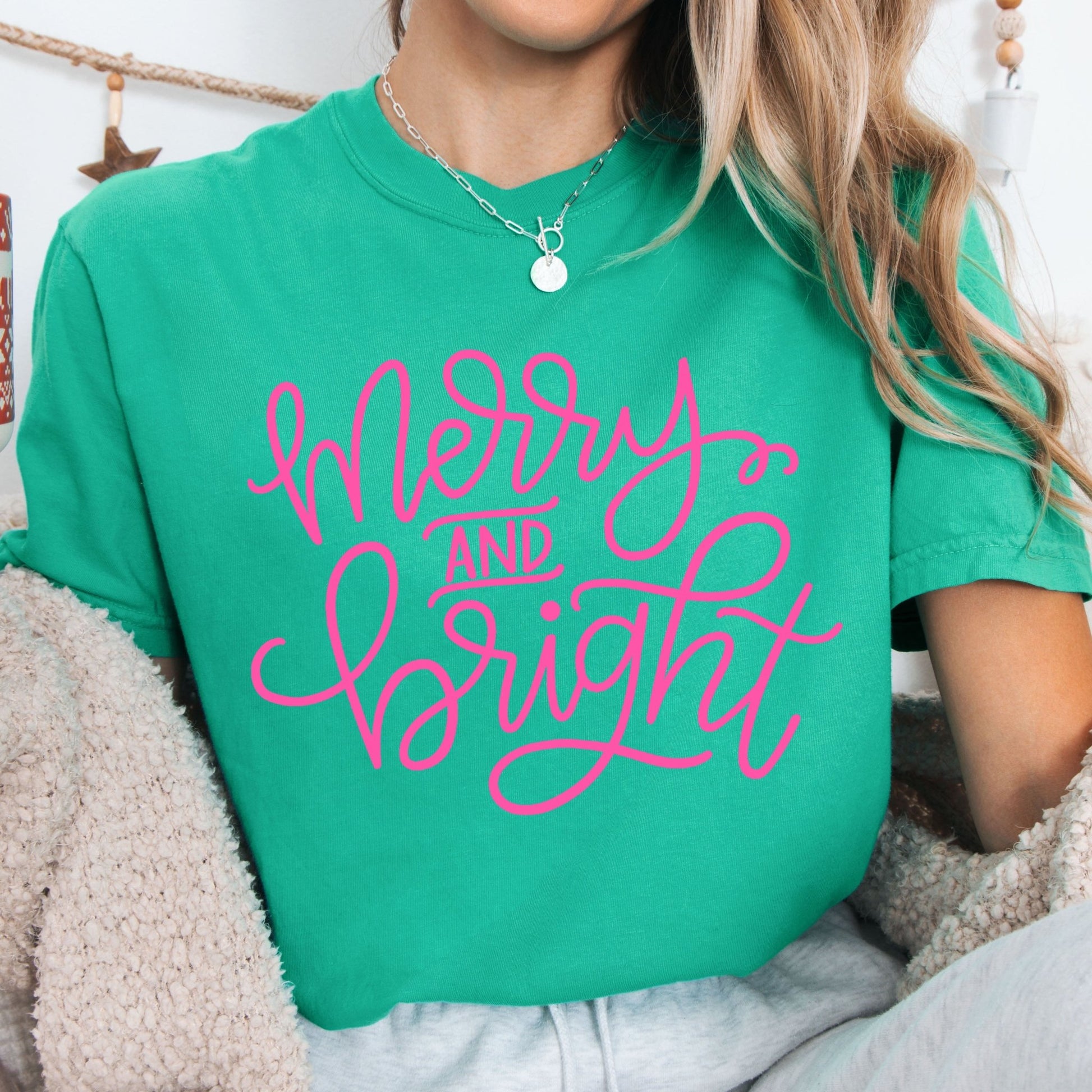 Pink Merry & Bright - CC Island Green - Sunfire Tees