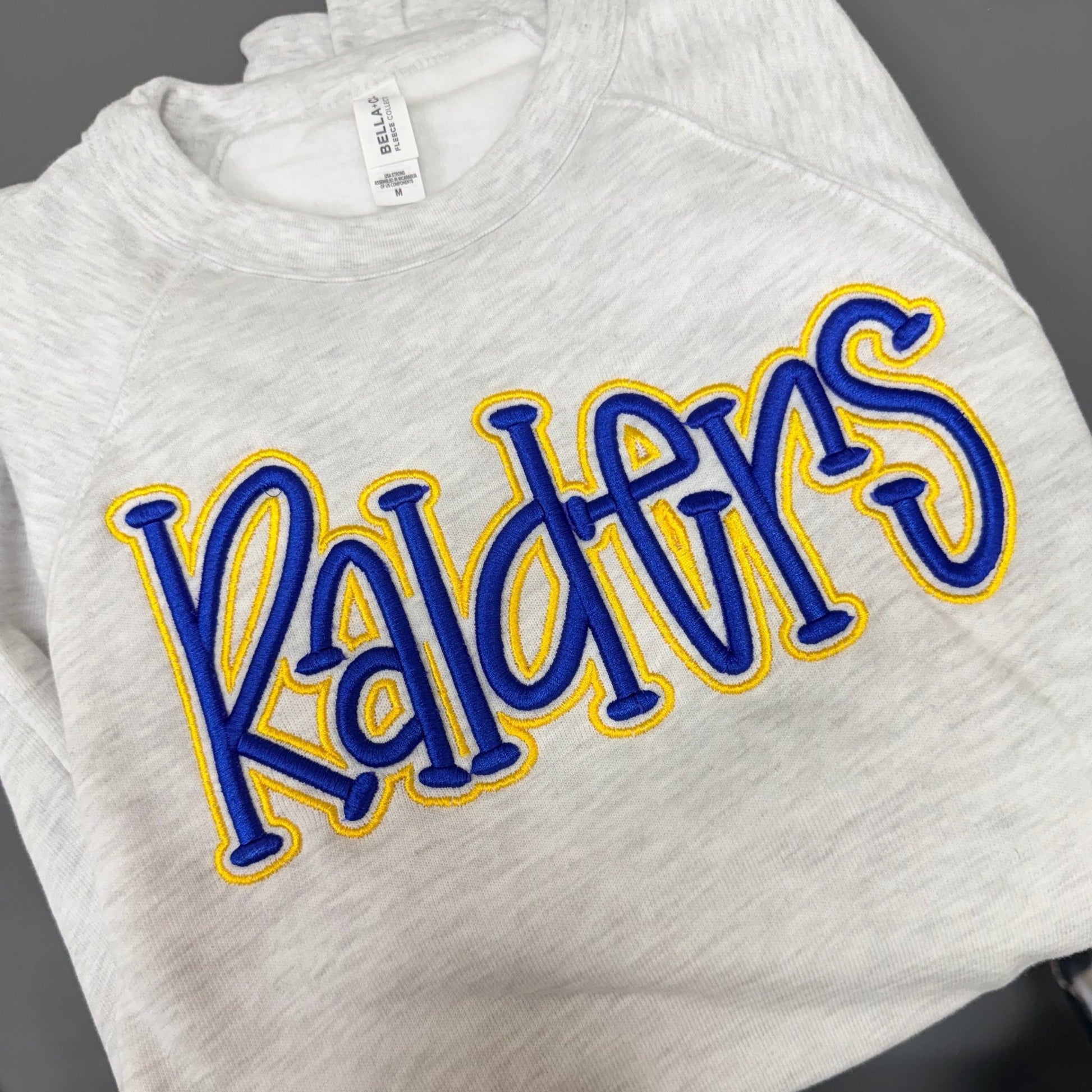 Puff Raiders Embroidered Sweatshirt - Ash - Sunfire Tees