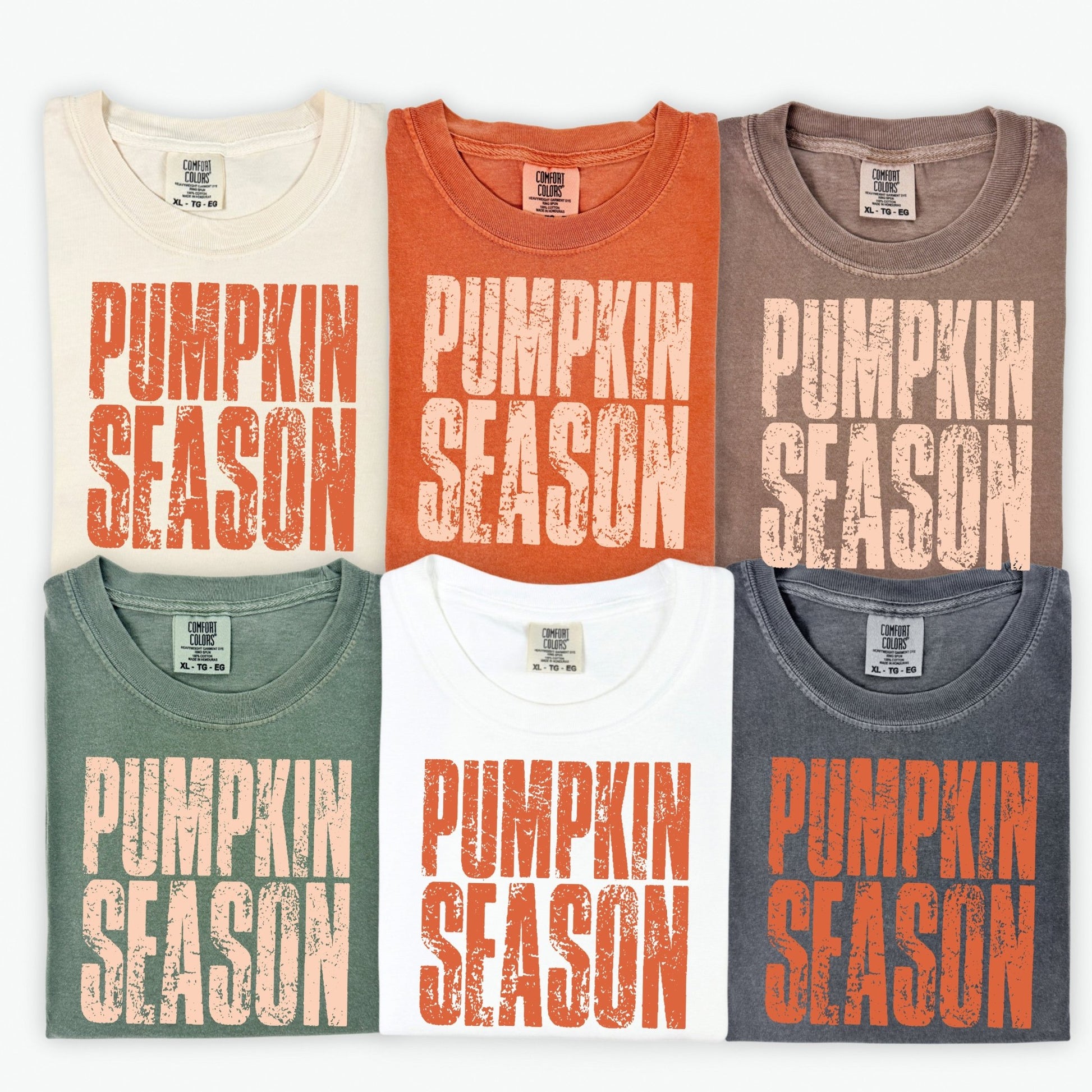 Pumpkin Season - comfort colors - Sunfire Tees