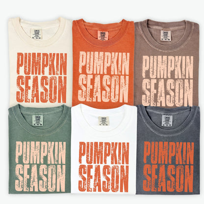 Pumpkin Season - comfort colors - Sunfire Tees