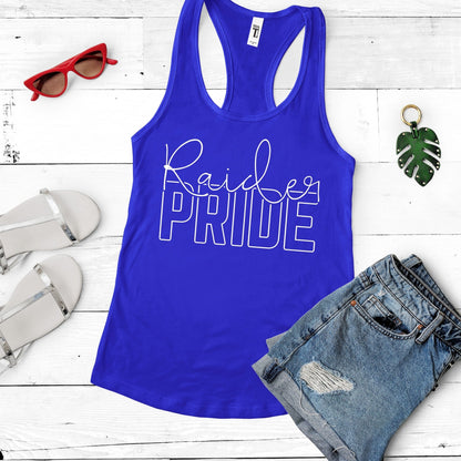 Raider Pride - royal w/ white print - Sunfire Tees
