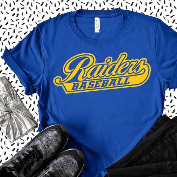 Raiders Baseball - royal - Sunfire Tees