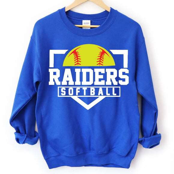 Raiders Softball - royal - Sunfire Tees