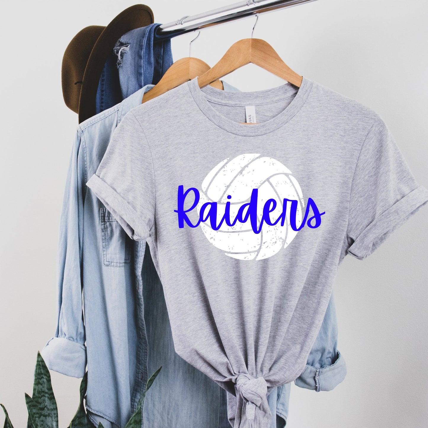 Raiders Volleyball - gray - Sunfire Tees