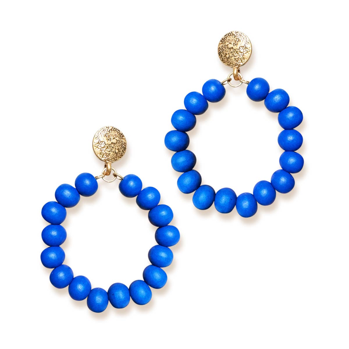 Royal Blue Nora Earrings - Sunfire Tees