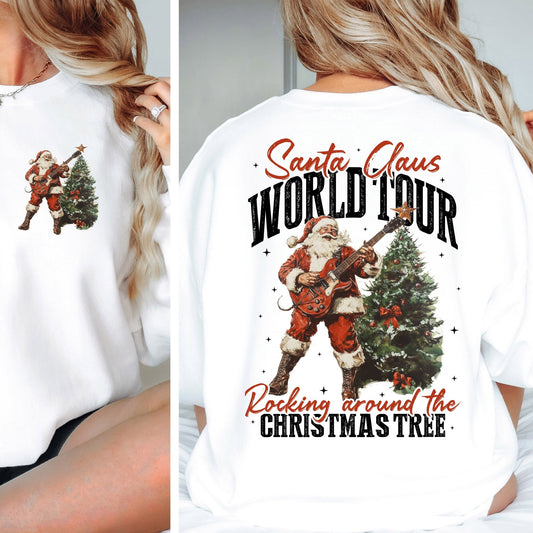 Santa Claus World Tour - white - Sunfire Tees