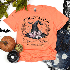 Spooky Witch Social Club -heather orange