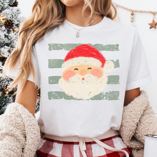 Striped Santa - CC White