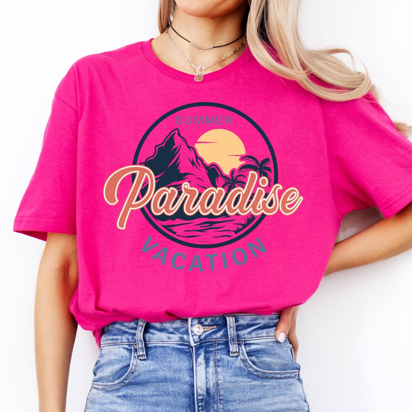 Summer Vacation Paradise - Heliconia - Sunfire Tees