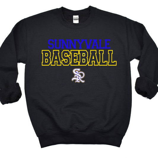 Sunnyvale Baseball - black - Sunfire Tees