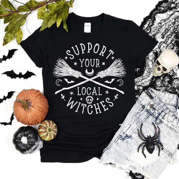 Support Your Local Witches - black