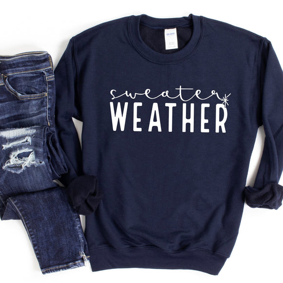 Sweater Weather - navy - Sunfire Tees