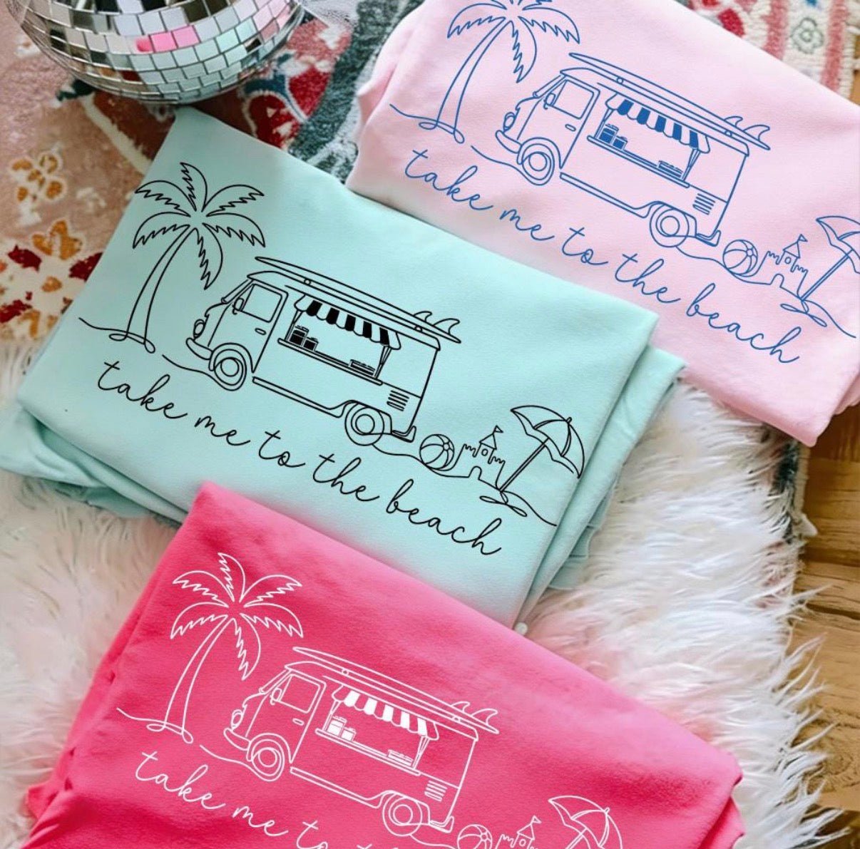 Take Me to the Beach - Comfort Colors - Sunfire Tees