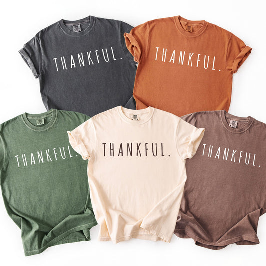 Thankful. - Comfort Colors - Sunfire Tees