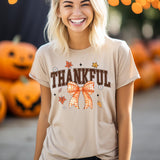 Thankful Coquette Bow Shirt - Sunfire Tees