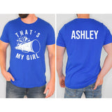 That's My Girl Cheer Shirt - Sunfire Tees