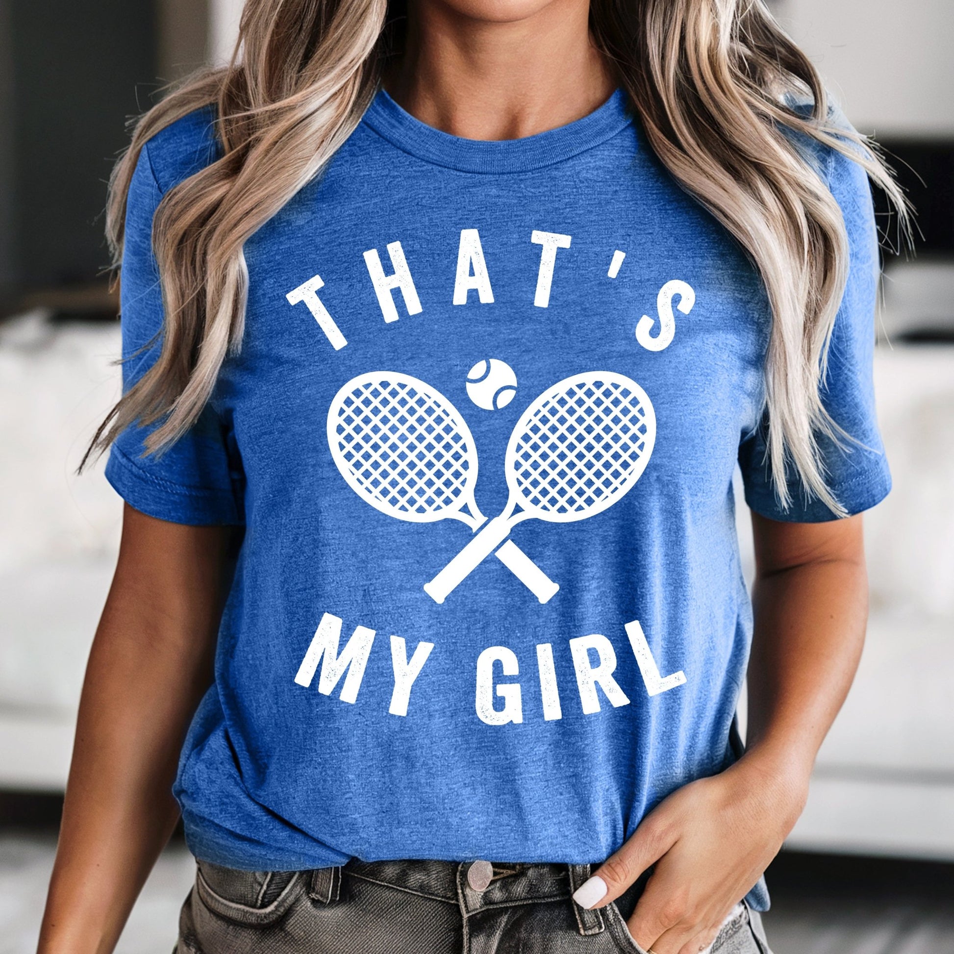 That's My Girl Tennis Shirt - Sunfire Tees