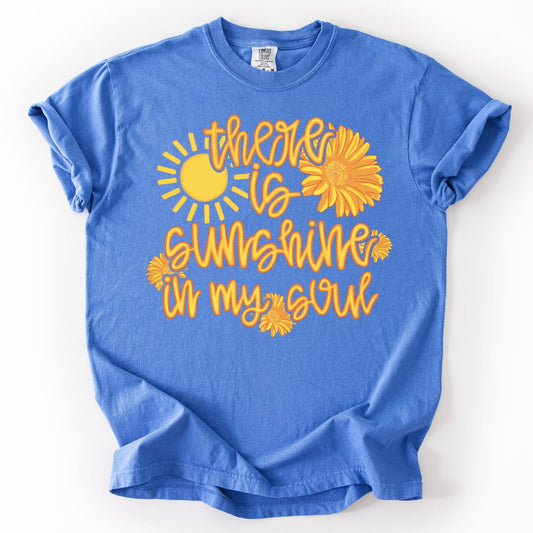There is Sunshine in my Soul - CC Mystic Blue - Sunfire Tees