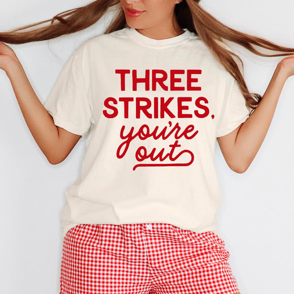 Three Strikes You're Out - natural - Sunfire Tees