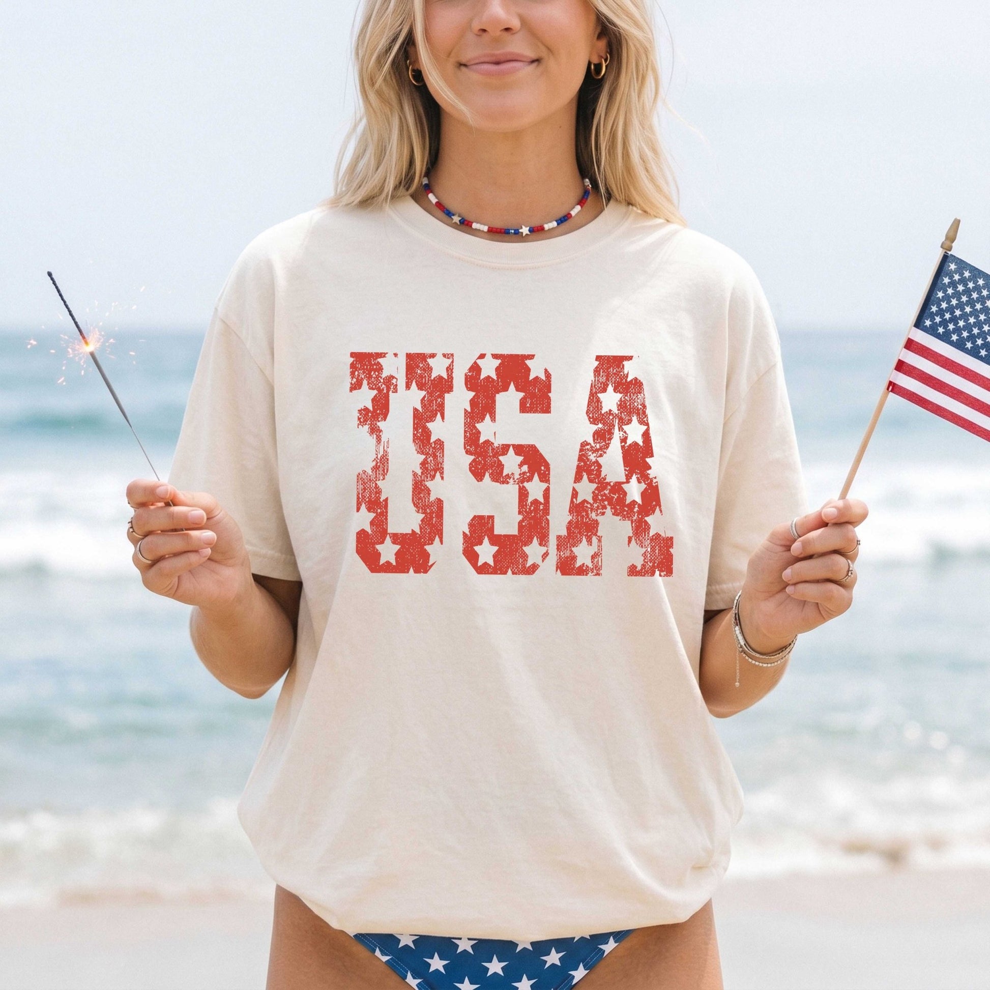 USA Stars - Comfort Colors - Sunfire Tees