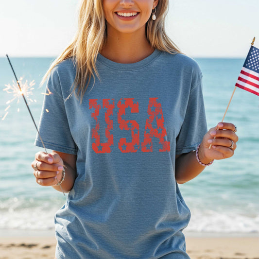 USA Stars - Comfort Colors - Sunfire Tees