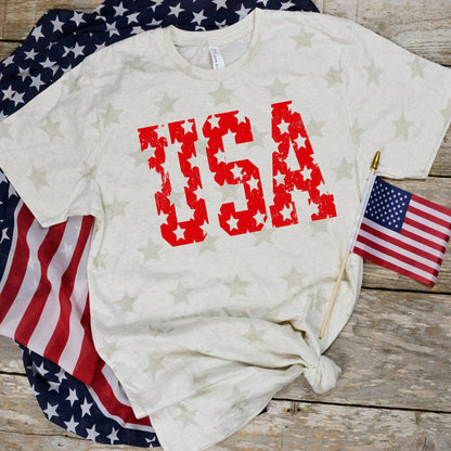 USA with Stars - Sunfire Tees
