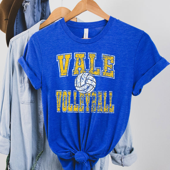 Vale Volleyball - heather royal - Sunfire Tees