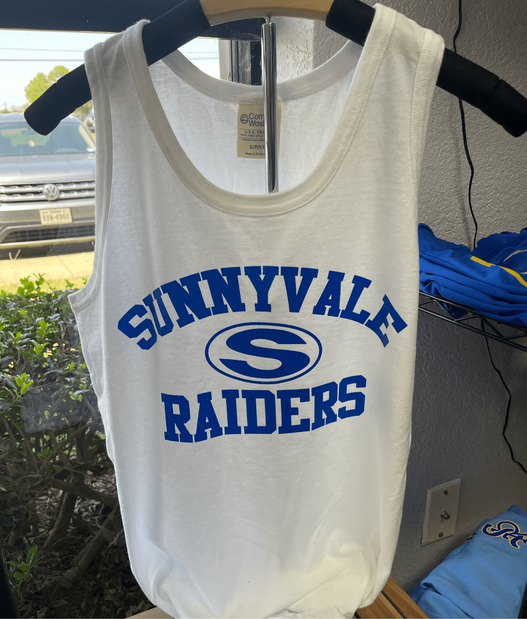 White Sunnyvale Raiders Tank - Sunfire Tees