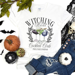 Witching Hour Cocktail Club - white - Sunfire Tees