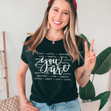 You Are. - heather black - Sunfire Tees