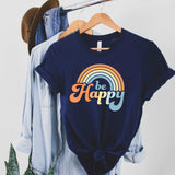 Be Happy - Navy - Sunfire Tees