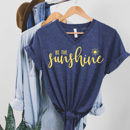 Be the Sunshine - Heather Navy - Sunfire Tees
