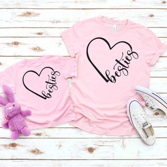 Besties Set of 2 - Pink - Sunfire Tees
