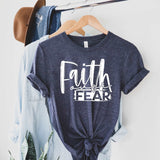 Faith Over Fear Shirt - Sunfire Tees