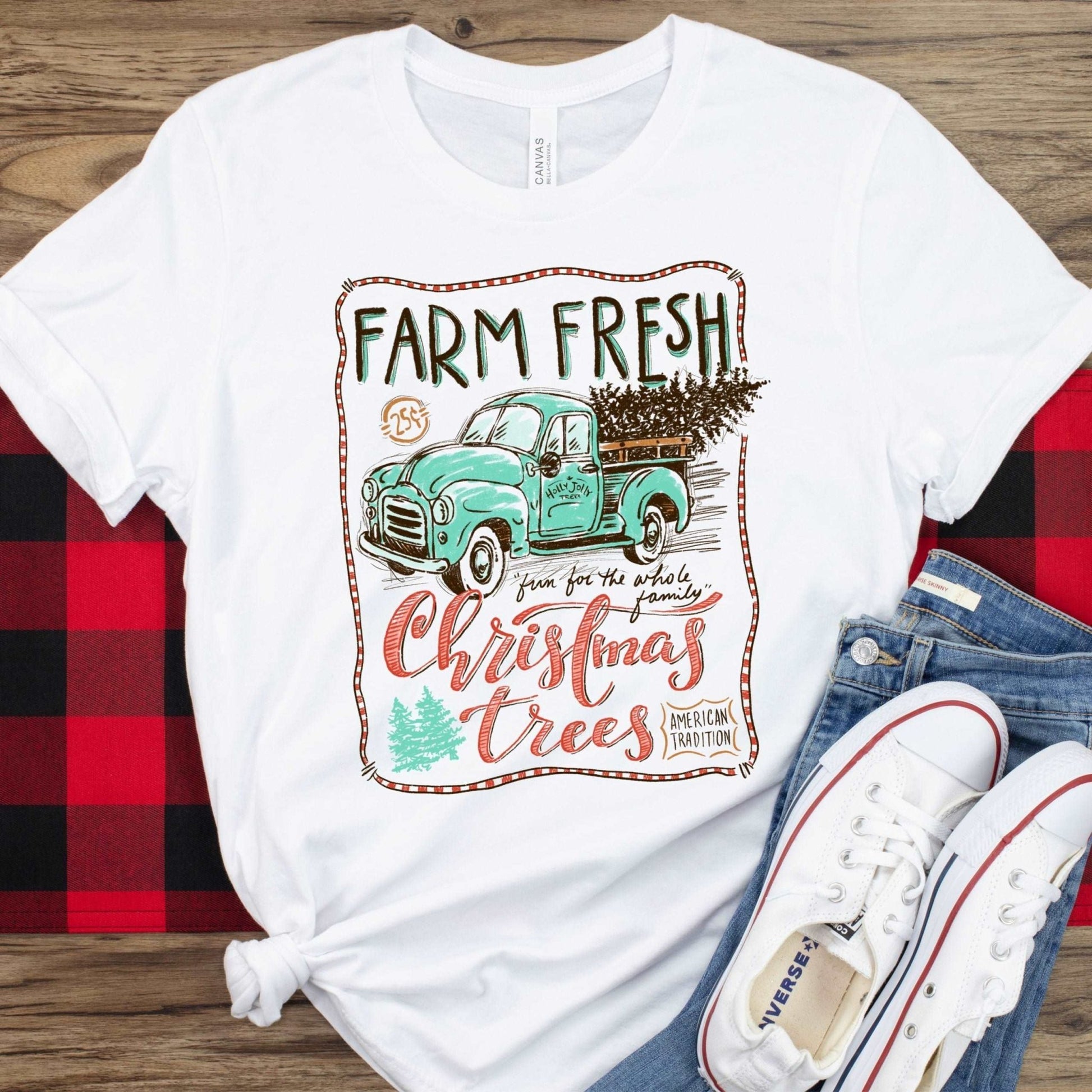 Farm Fresh Christmas Trees for the whole family - Sunfire Tees