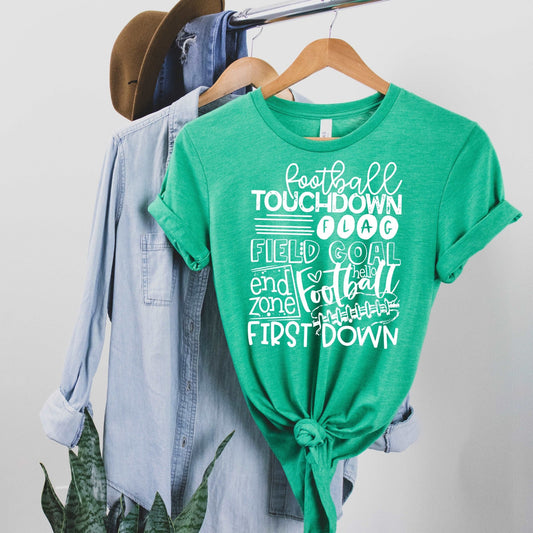 Football Shirt - Choose Your Color - Sunfire Tees