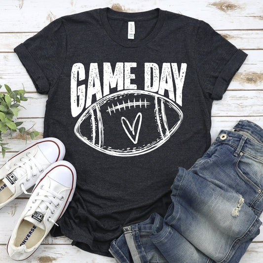 Game Day Football - choose your color - Sunfire Tees