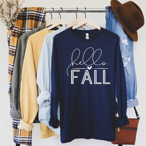 Hello Fall - Navy - Sunfire Tees