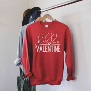 Hello Valentine - Red - Sunfire Tees