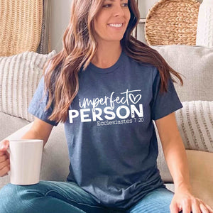 Imperfect Person Shirt - Heather Navy