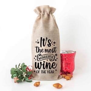 It's the Most Wonderful Wine - Wine Bag - Sunfire Tees