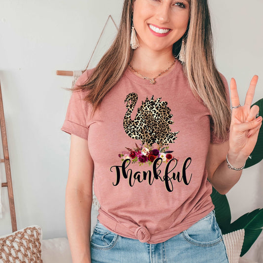 Leopard Turkey - Mauve - Sunfire Tees