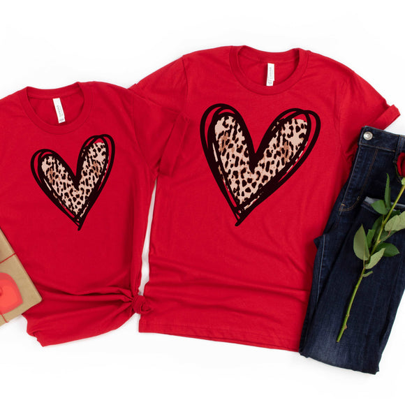 Valentine Heart Shirt - Red