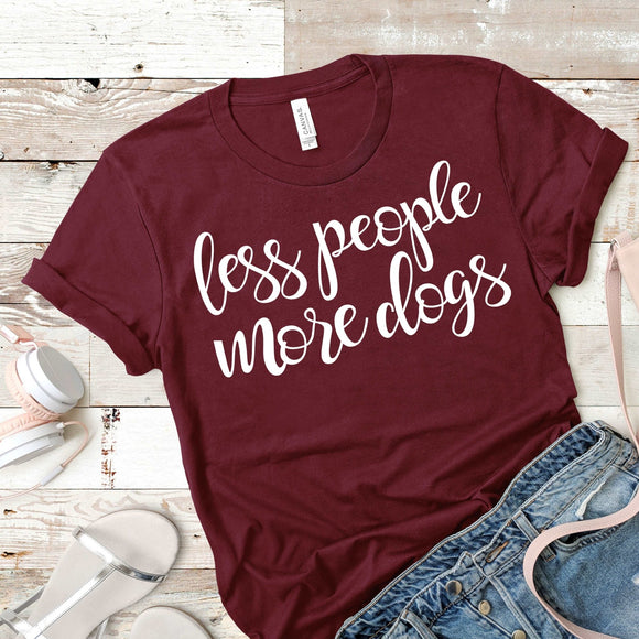 Less People More Dogs - Sunfire Tees